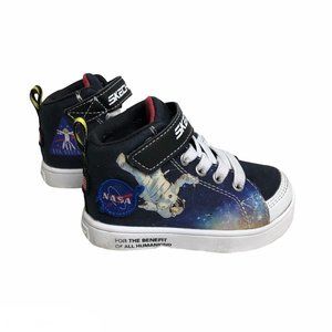 Sketchers x NASA High Top Sneakers 6 Toddler
